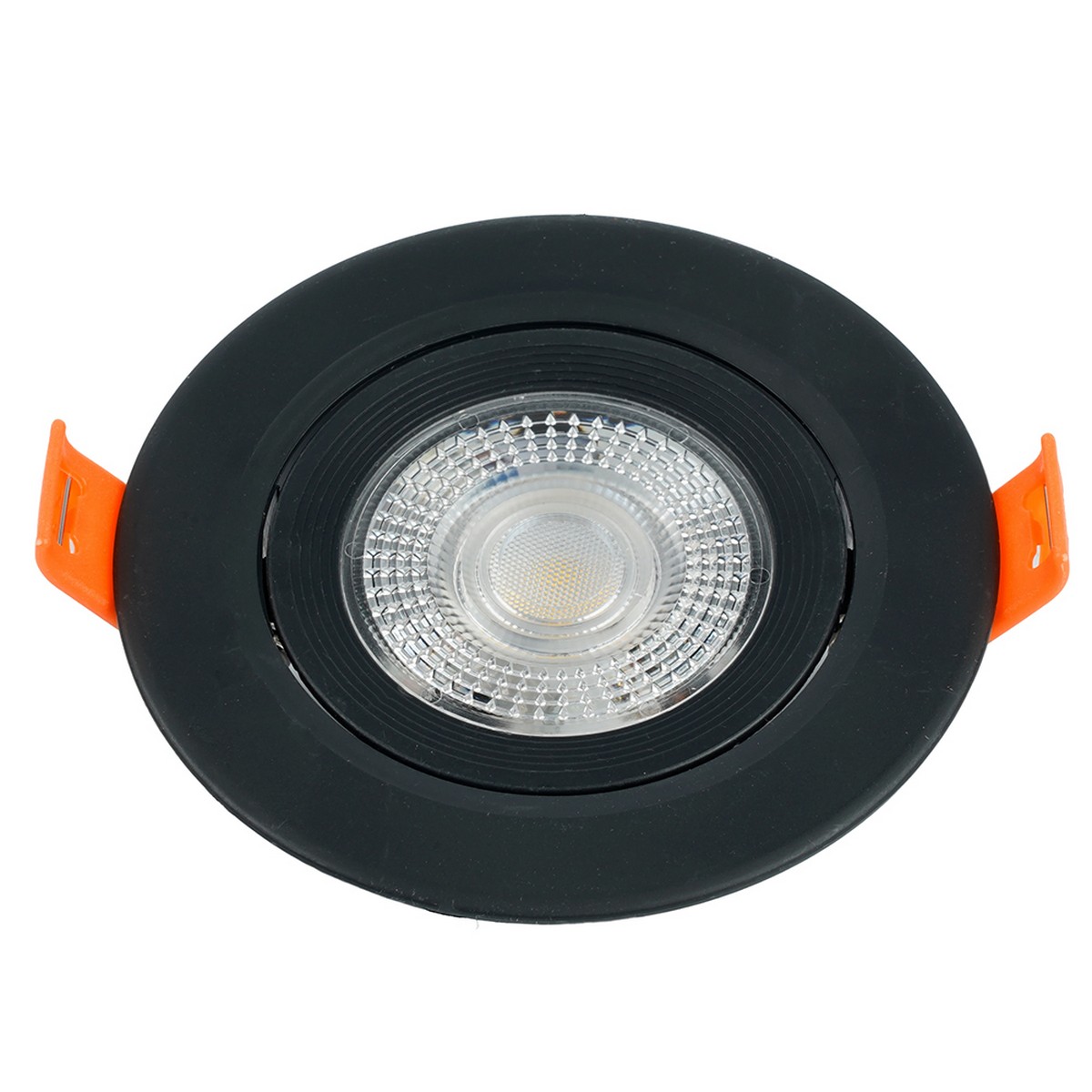 Встраиваемые светодиодные светильники Светодиодный светильник Feron.ONE AL540 встраиваемый 7W 4000K черный "круг" 52050 