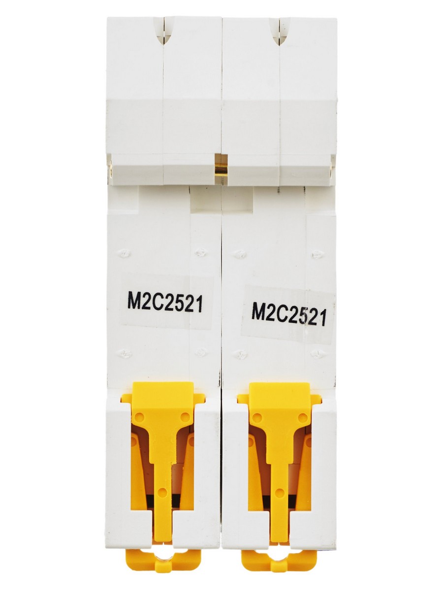 2 полюсные (двухполюсные) Автоматический выключатель IEK ARMAT M10N 2P C 25А AR-M10N-2-C025 