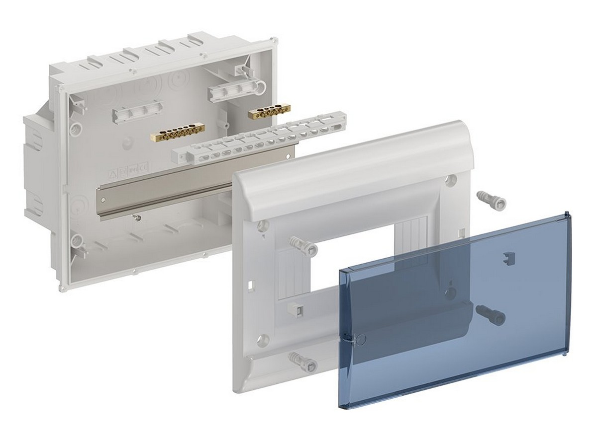 Пластиковые боксы и щиты IEK Корпус пластиковый IEK PRIME встраиваемый ЩРВ-П-9 белый IP41 MKP82-V-09-41-20