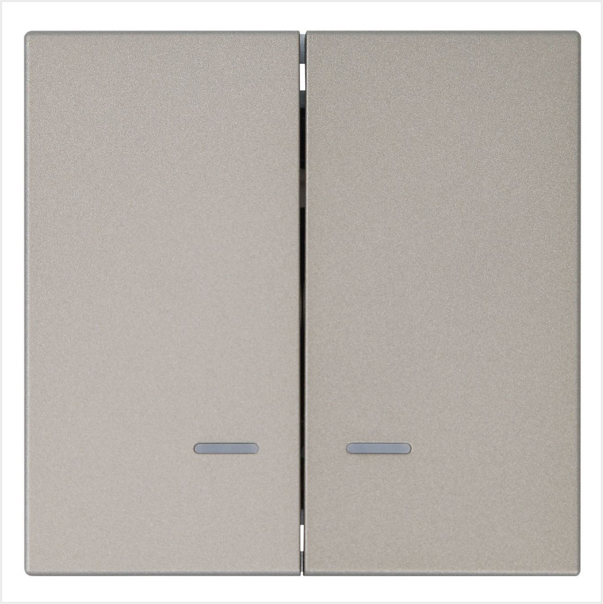 JASMART FD - розетки и выключатели Выключатель двухклавишный JASMART FD со светодиодами Бронза 3023NBR