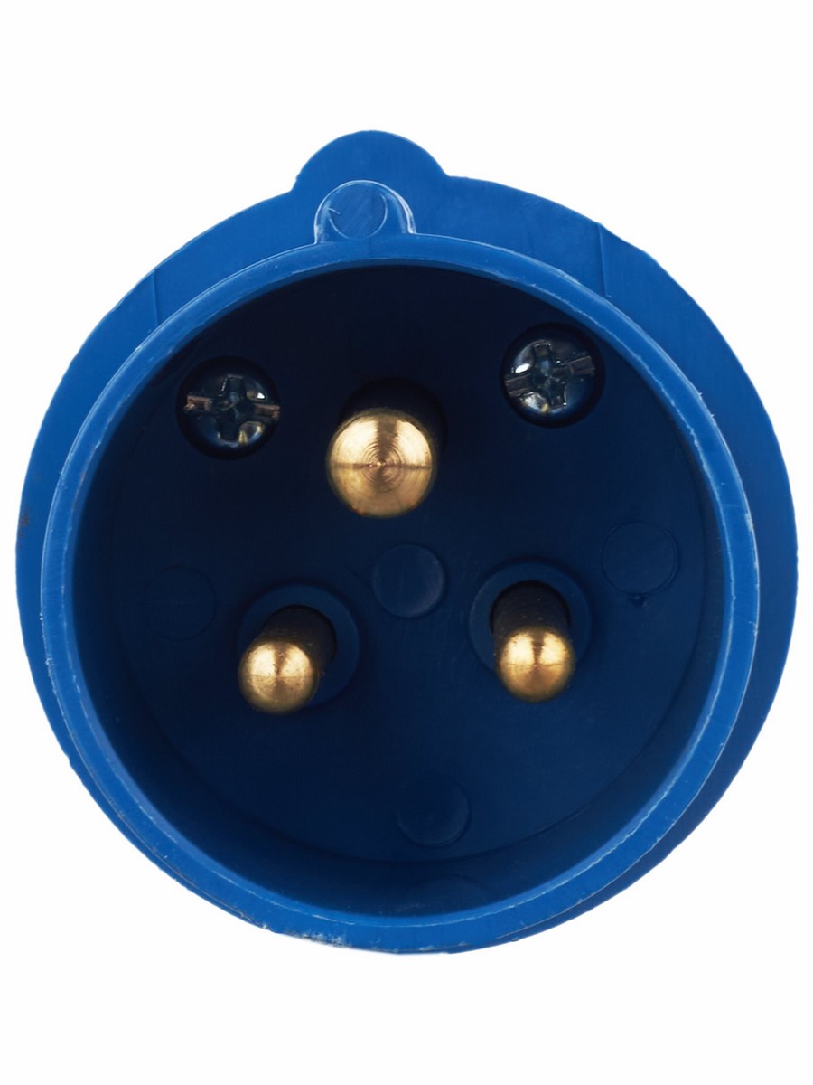 Силовые разъемы и вилки Вилка кабельная IEK 013 2Р+РЕ 16А 220В IP44 PSR01-016-3 