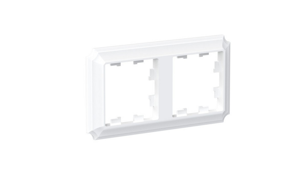 AtlasDesign Рамки Antique Рамка Systeme Electric AtlasDesign Antique Белый 2-ая, универсальная ATN100102