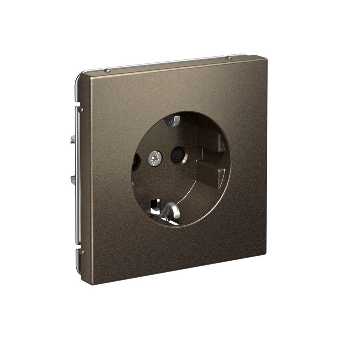 ArtGallery Мокко Розетка SE ArtGallery Мокко с заземлением со шторками, 16А быстрозажим. клем. GAL000645S