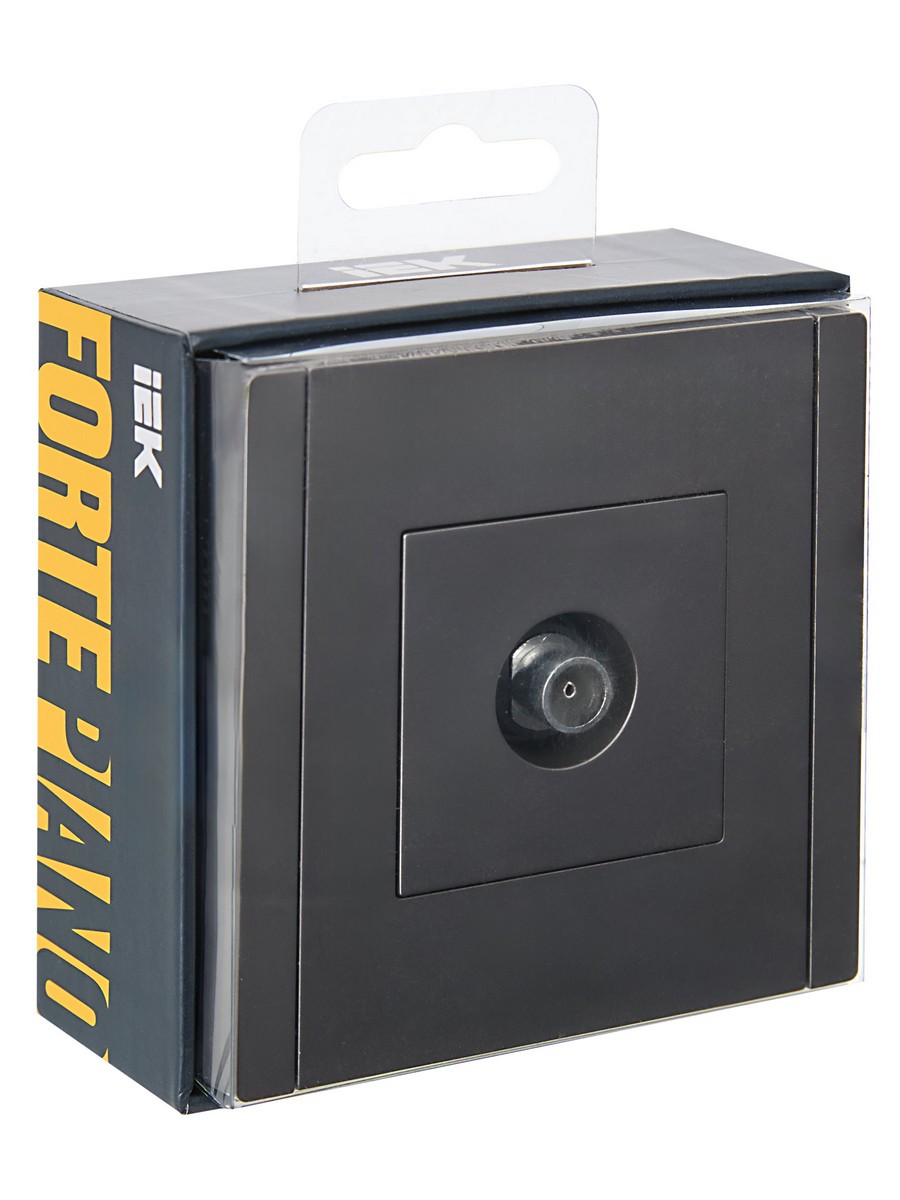 IEK FORTE&PIANO Сталь Розетка IEK FORTE&PIANO Сталь TV оконечная FP528