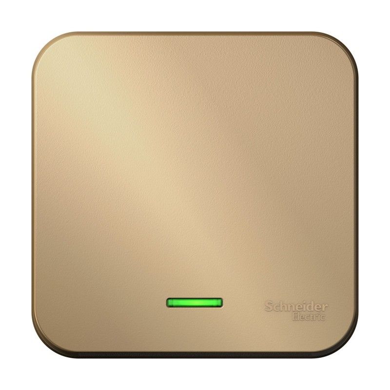 Blanca титан розетки и выключатели Переключатель SE Blanca 1-клавишный Титан наружный с подсветкой изолир. пластина BLNVA106114