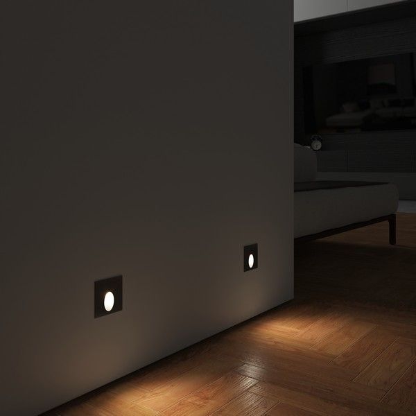 Встраиваемые светодиодные светильники Подсветка для лестниц Elektrostandard MRL LED 1102 чёрный 