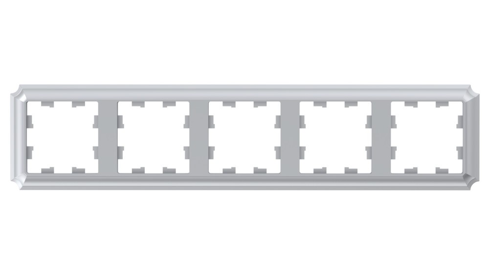 AtlasDesign Рамки Antique Рамка Systeme Electric AtlasDesign Antique Алюминий 5-ая, универсальная ATN100305