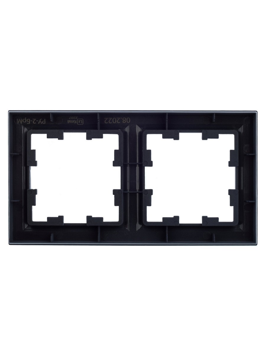 IEK Brite Рамки Рамка IEK BRITE 2-местная РУ-2-БрМ маренго BR-M22-K35