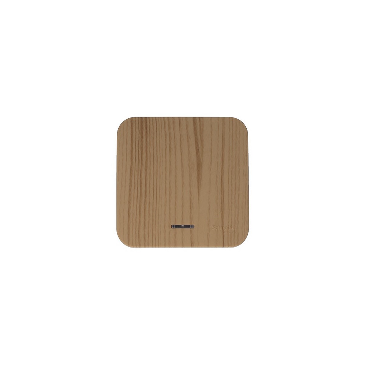 Blanca ясень розетки и выключатели Выключатель SE Blanca 1-клавишный Ясень наружный с подсветкой изолир. пластина BLNVA101115