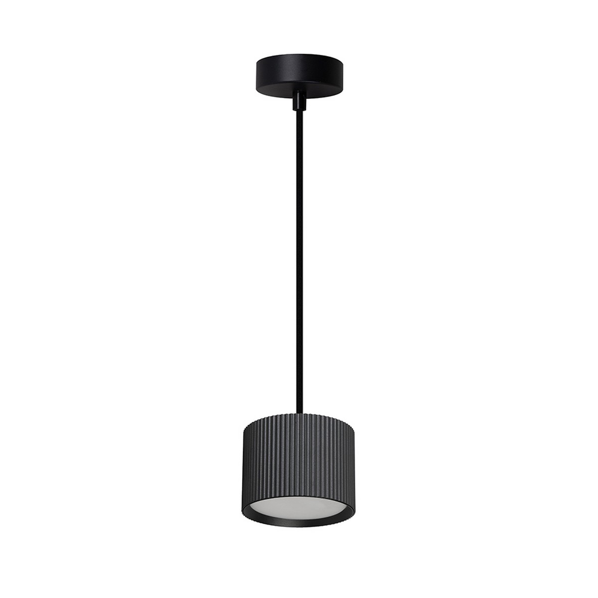 Подвесные светодиодные светильники Светильник потолочный Feron Barrel HL4588 ARIA levitation 12W GX53 черный на подвесе 51679 