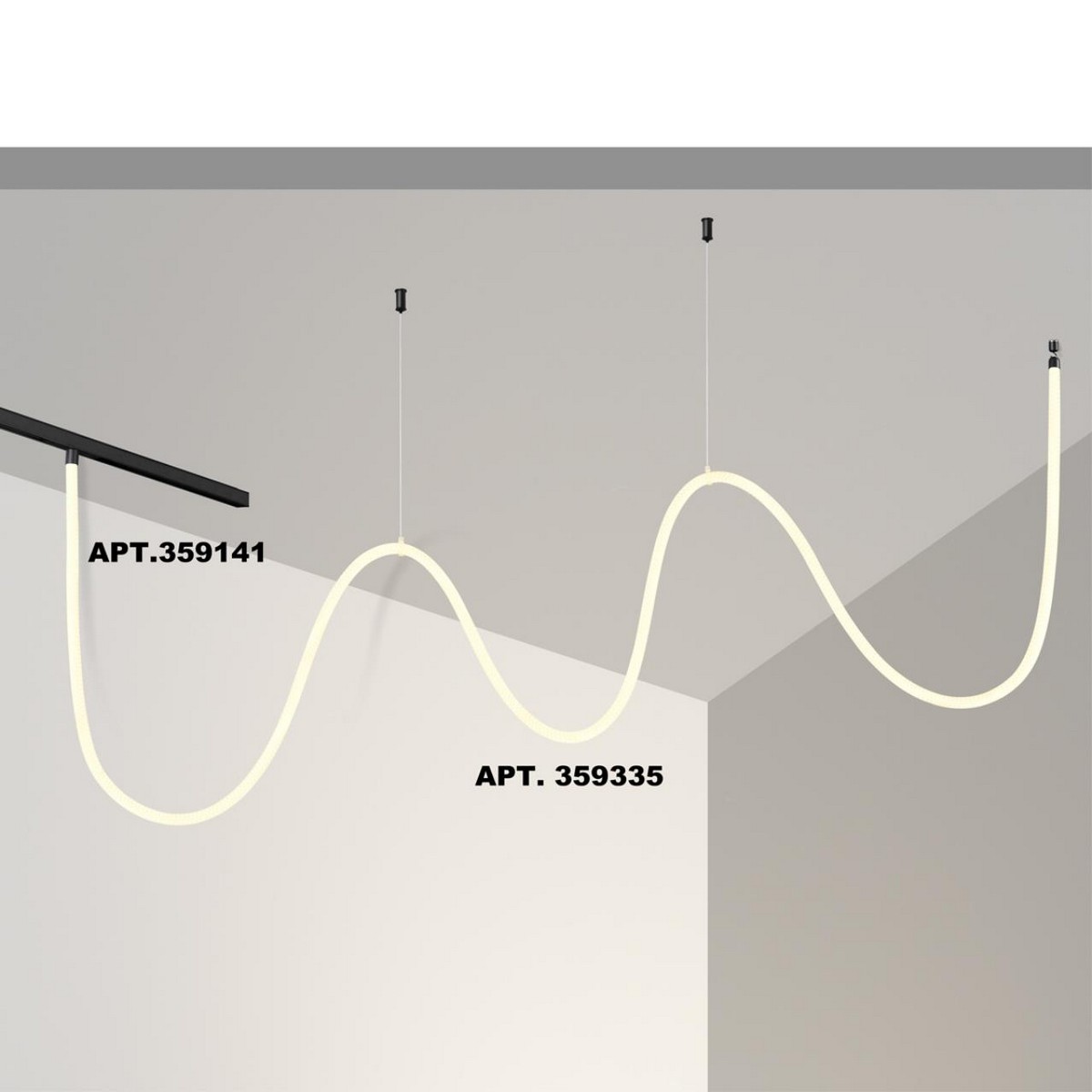 Трековые светодиодные светильники Трековый светильник «ГИБКИЙ НЕОН» для низковольтного шинопровода FLUM NOVOTECH 359335 RAMO 