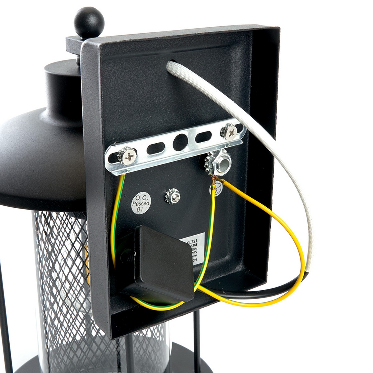 Уличные настенные светильники Светильник садово-парковый Feron PL721 на стену вниз 60W E27 230V черный 48388 