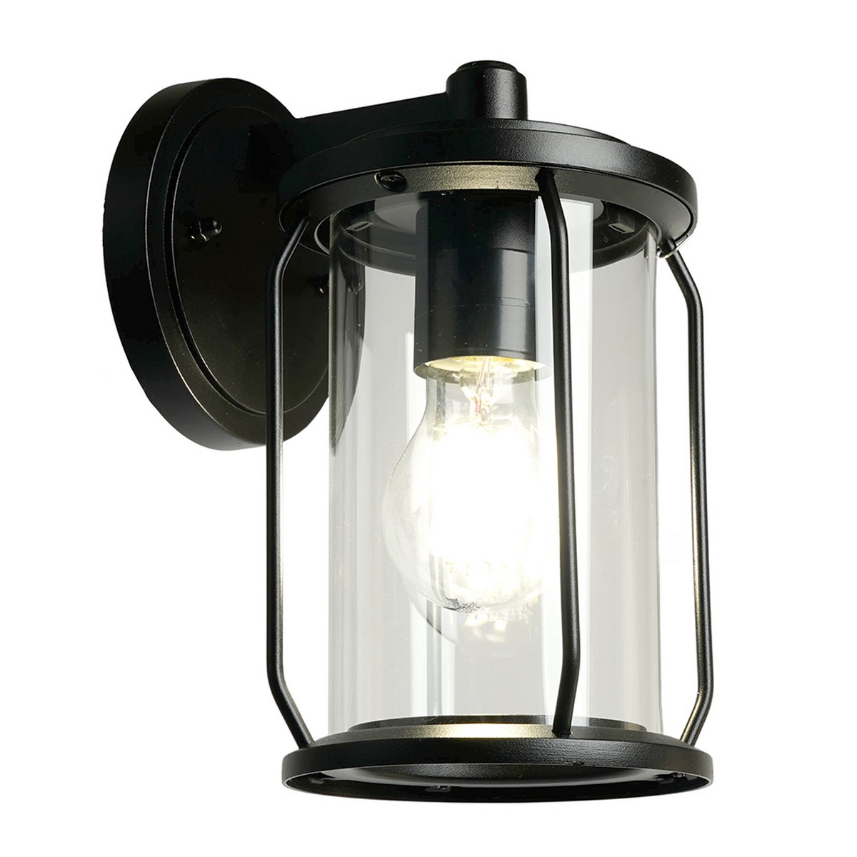 Уличные настенные светильники Светильник садово-парковый Feron PL791 на стену вниз 40W 220-240V E27 черный 51965 