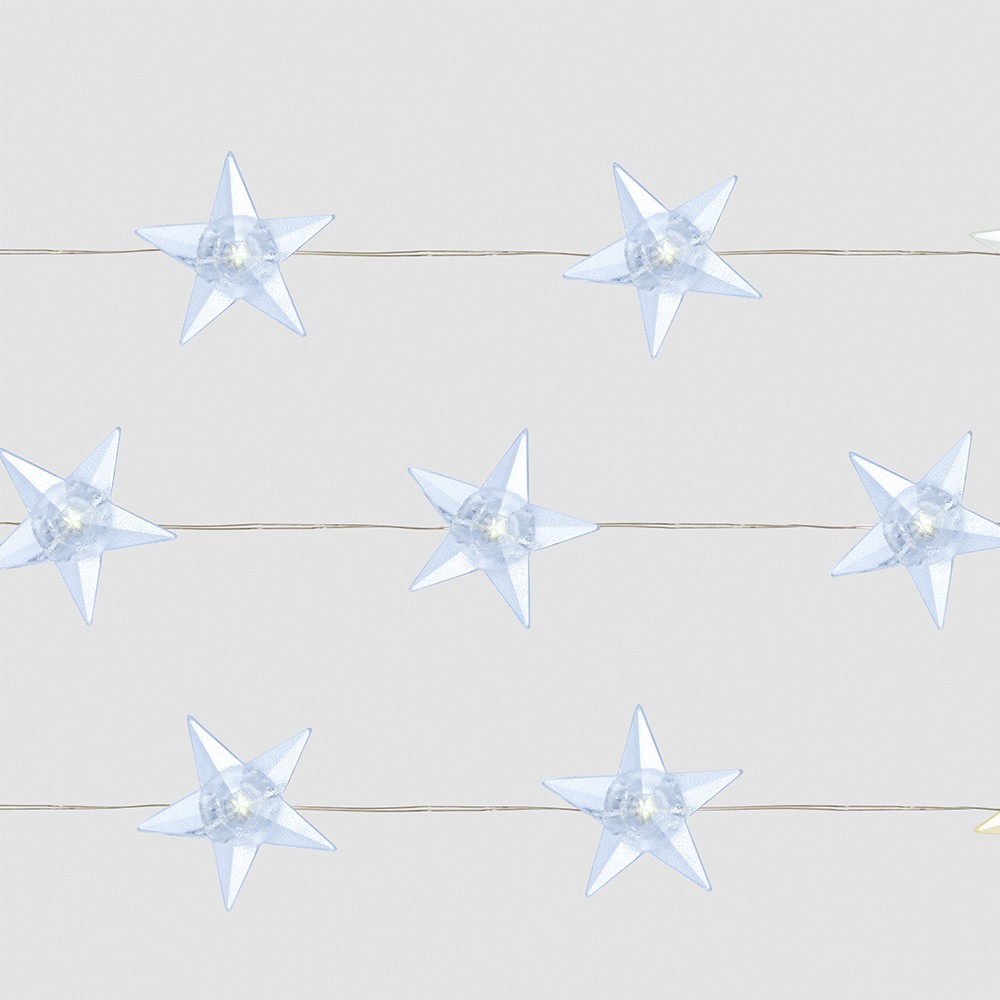 Гирлянда линейная Feron CL571 Звездочки статичная 1.8м USB 5000K 41645