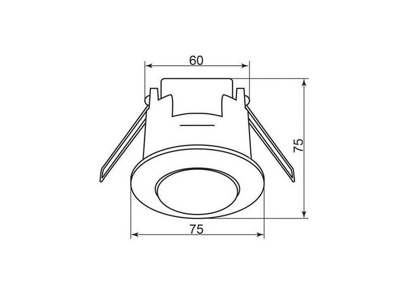 Датчики движения, освещенности и открытия Датчик движения Feron SEN86 1200W DD=6m IP20 белый 22061 