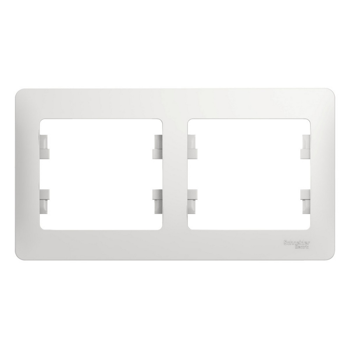 Glossa Белый Рамка Systeme Electric Glossa Белый 2-я, горизонтальная GSL000102