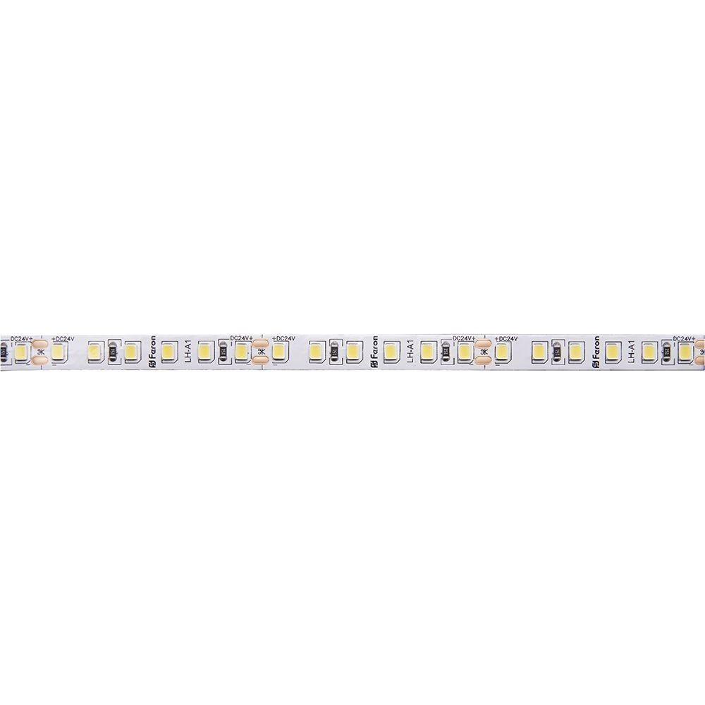 Светодиодная лента белая теплая Лента светодиодная Feron LS502 180SMD(2835)/м 16Вт/м 24V 3000К IP20 5 метров 41527 