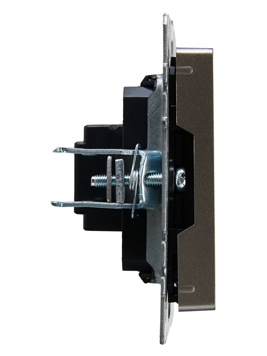 IEK Brite Сталь Розетка IEK BRITE HDMI РHDMI-0-БрС сталь BR-H10-K46