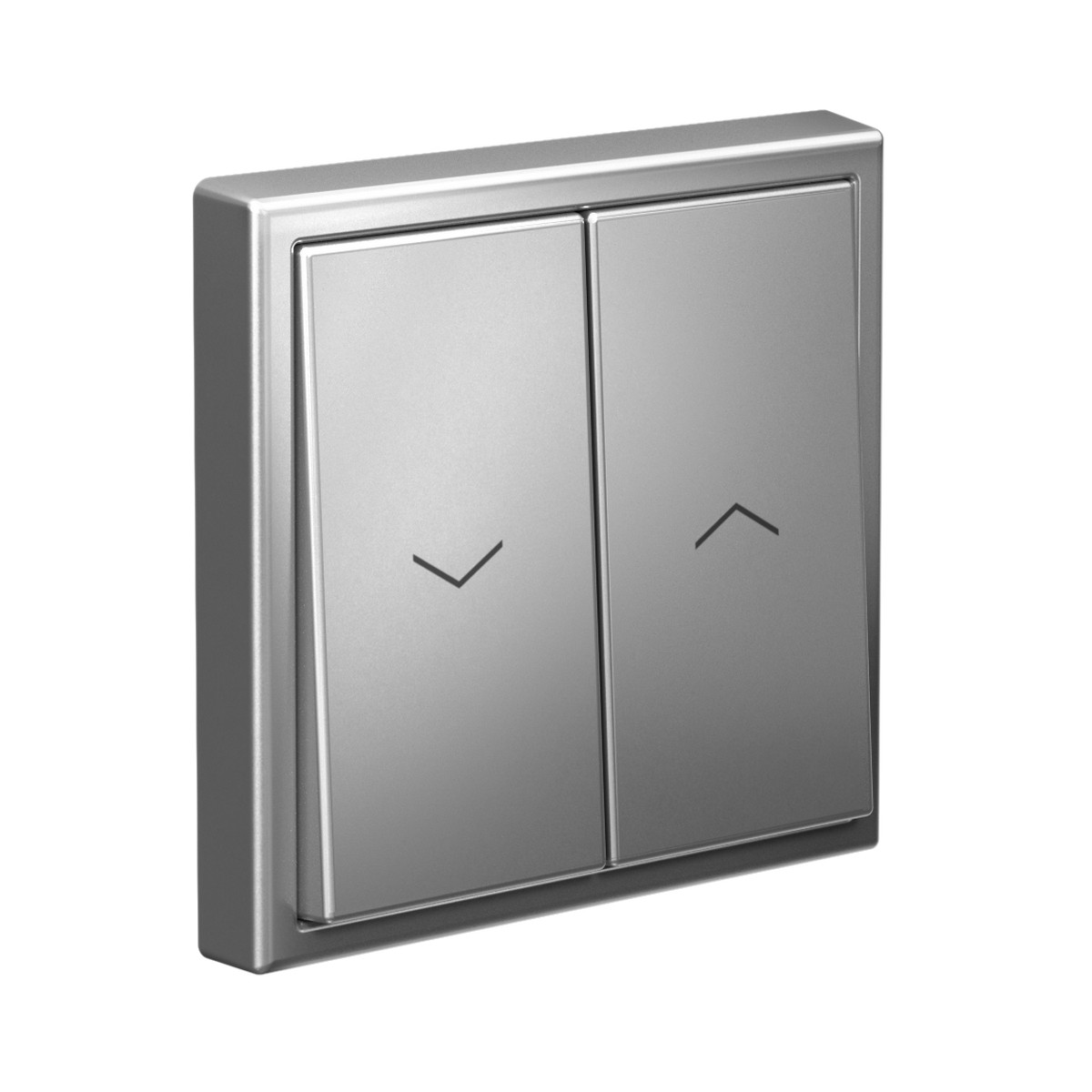 ArtGallery Сталь Выключатель Systeme Electric ArtGallery Сталь 2-клавишный для жалюзи  GAL000919