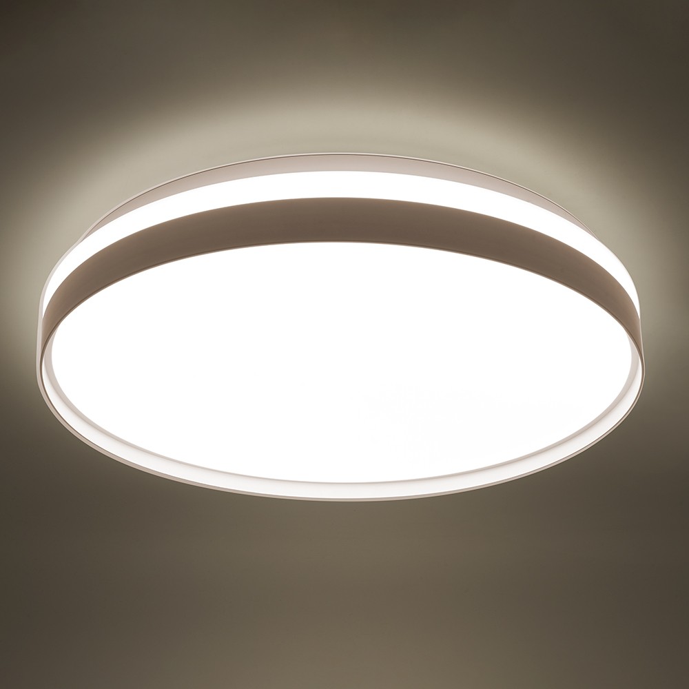 Управляемые светодиодные светильники и люстры Светодиодный управляемый светильник Feron AL6230 “Simple matte” тарелка 80W 3000К-6500K белый 48072 