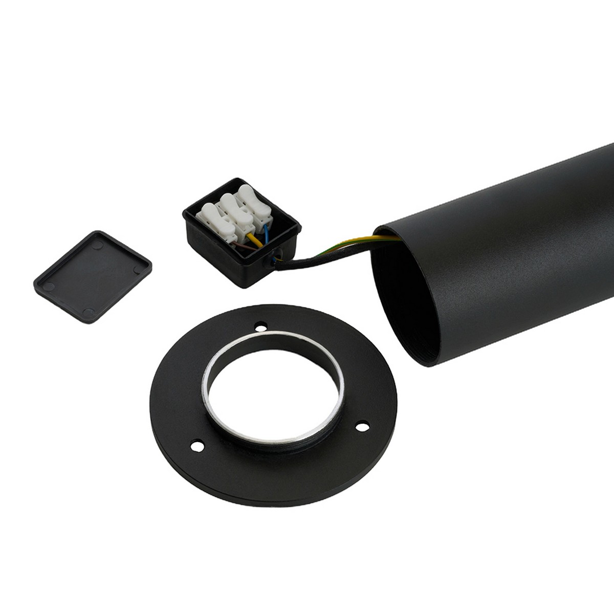 Уличные светильники столб Светильник садово-парковый Feron DH1105 15W GU10 черный (столб) 51231 