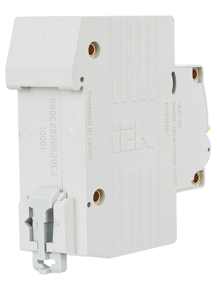 1 полюсные (однополюсные) Автоматический выключатель IEK KARAT ВА 47-100 1Р 80А 10 кА х-ка С MVA40-1-080-C 