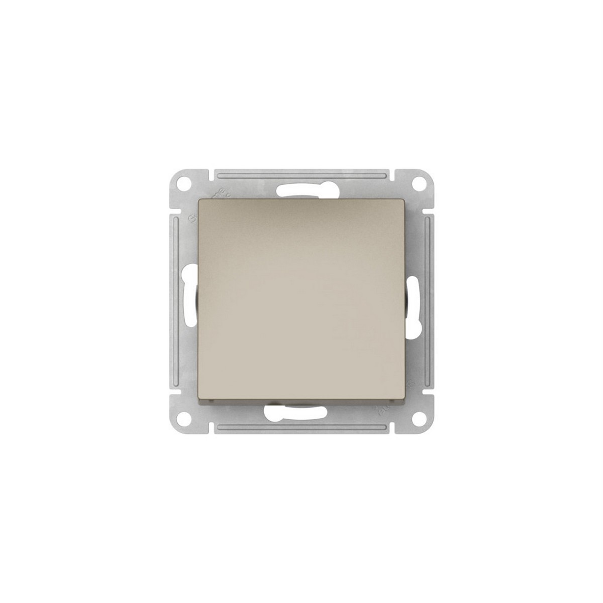 AtlasDesign Шампань Выключатель SE AtlasDesign Шампань с самовозвратом быстрозажим. клем. ATN000515S