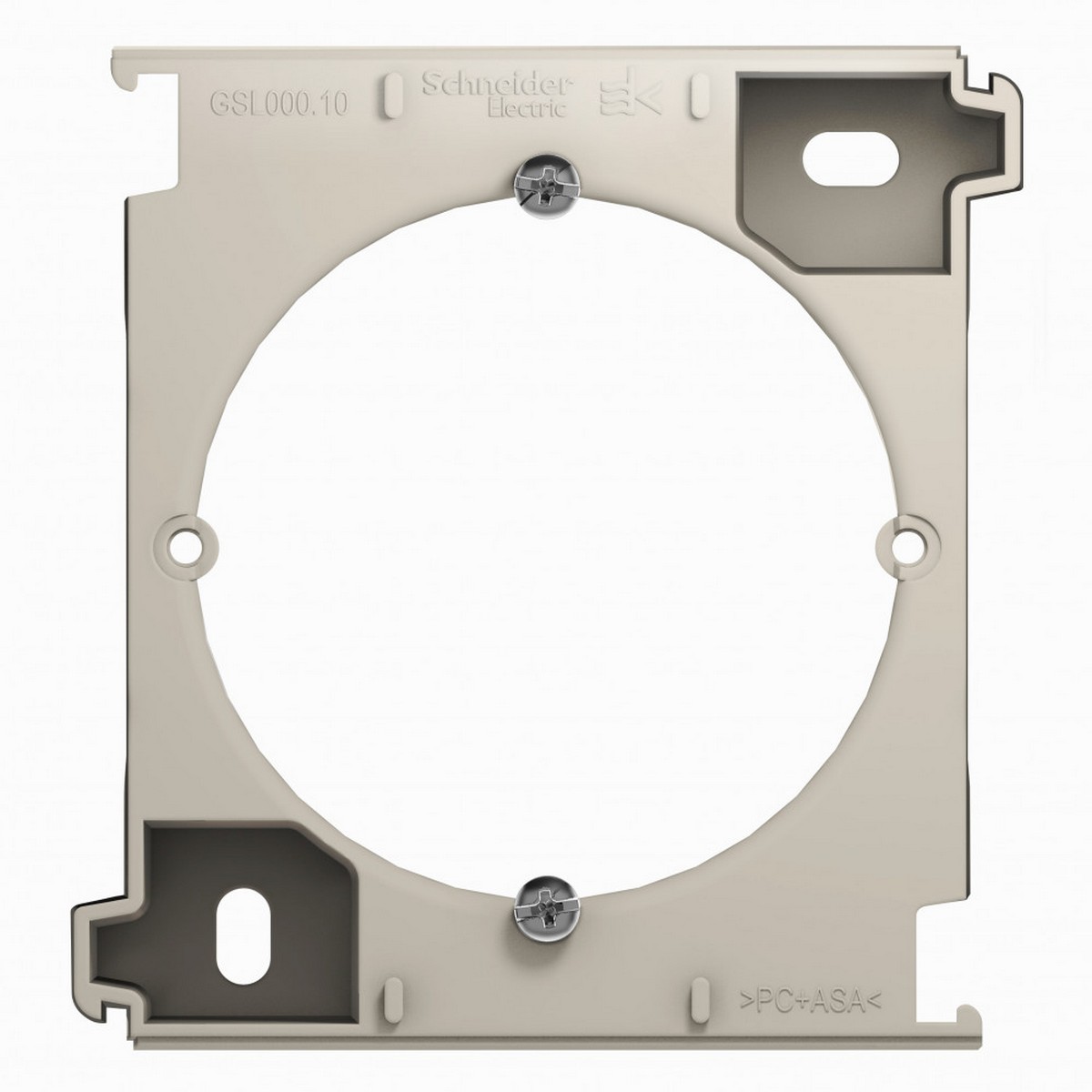 Glossa Молочный Расширение коробки наружного монтажа Systeme Electric Glossa Молочное GSL000900C