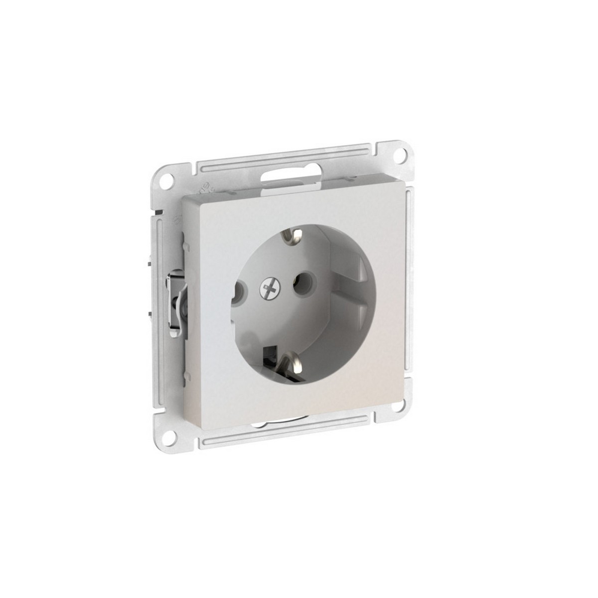AtlasDesign Жемчуг Розетка SE AtlasDesign Жемчуг с заземлением быстрозажим. клем. ATN000443S