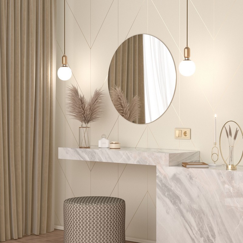 Werkel Шампань механизмы Выключатель Werkel двухклавишный  (шампань) W1120011