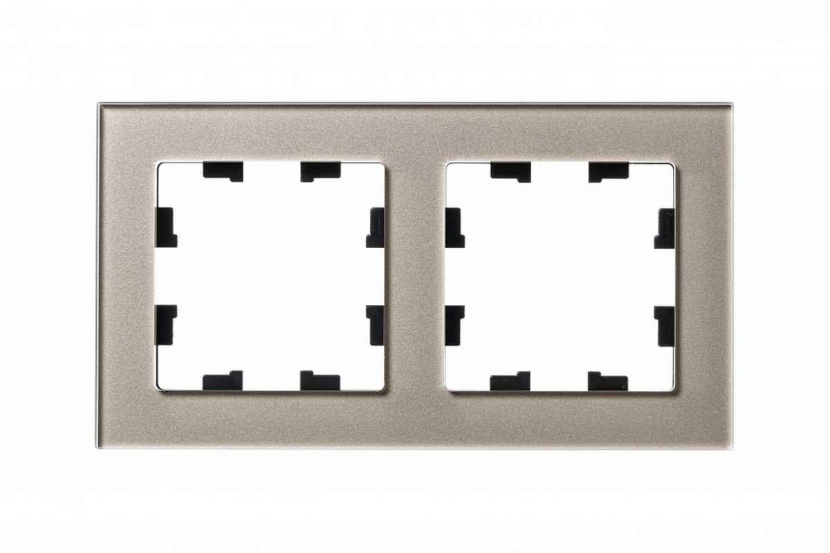 AtlasDesign Рамки Nature Рамка Systeme Electric AtlasDesign Nature Стекло шампань 2-ая ATN320502