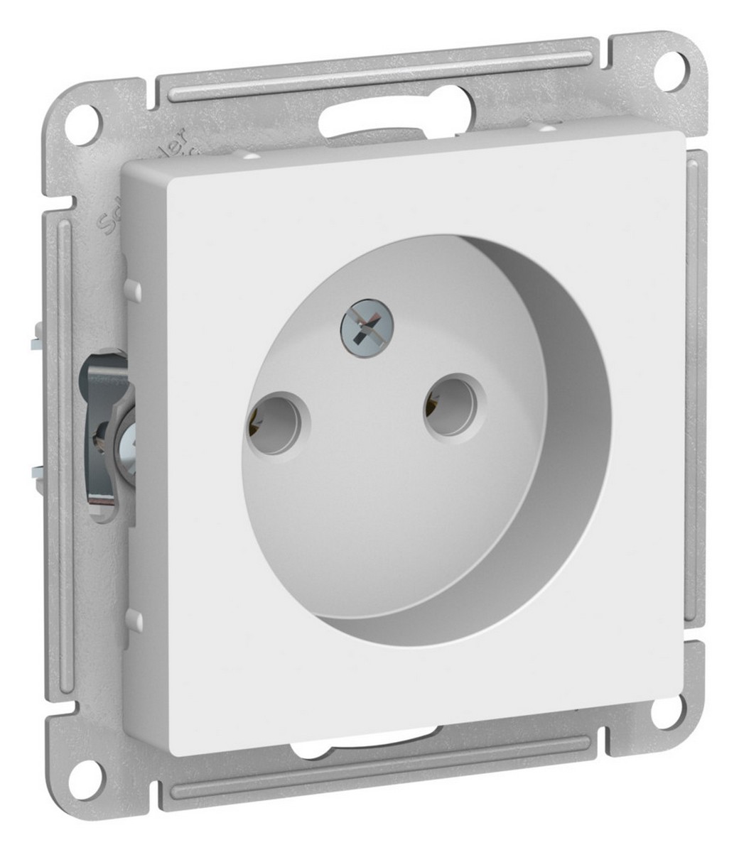 AtlasDesign Лотос Розетка Systeme Electric AtlasDesign Лотос б/з без шторок, ATN001341