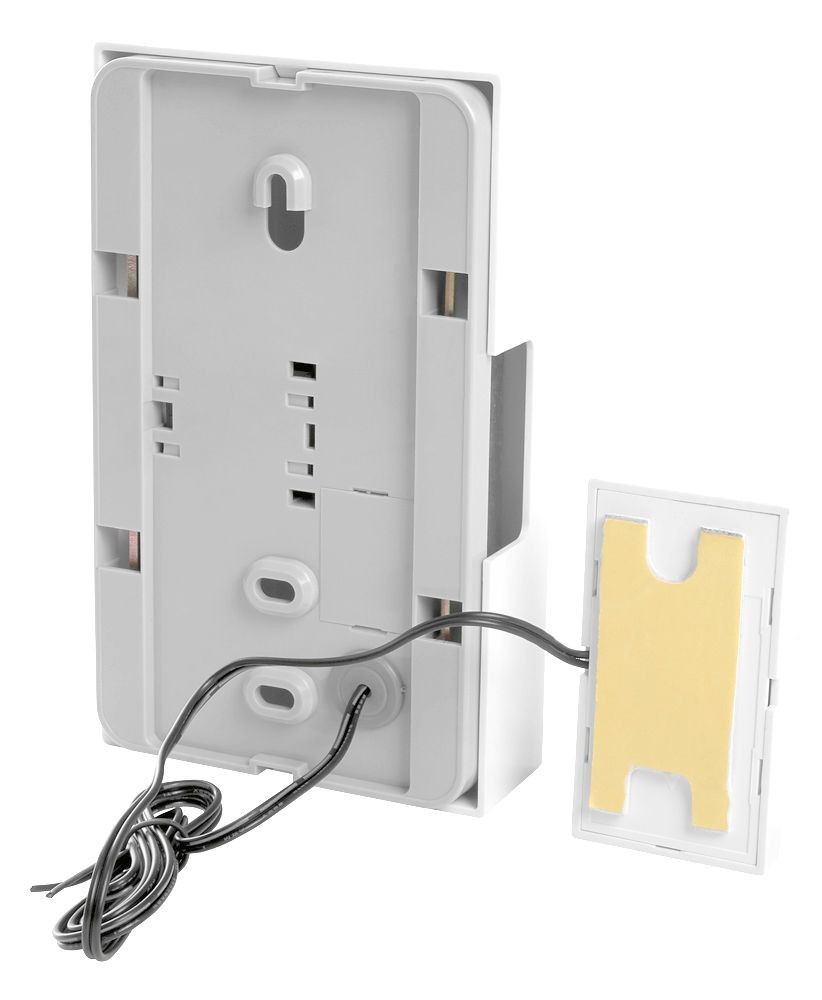 Дверные звонки проводные (электрические) Звонок Feron DB-101 с кнопкой проводной электромеханический белый 230V 162х98х40мм 41504 