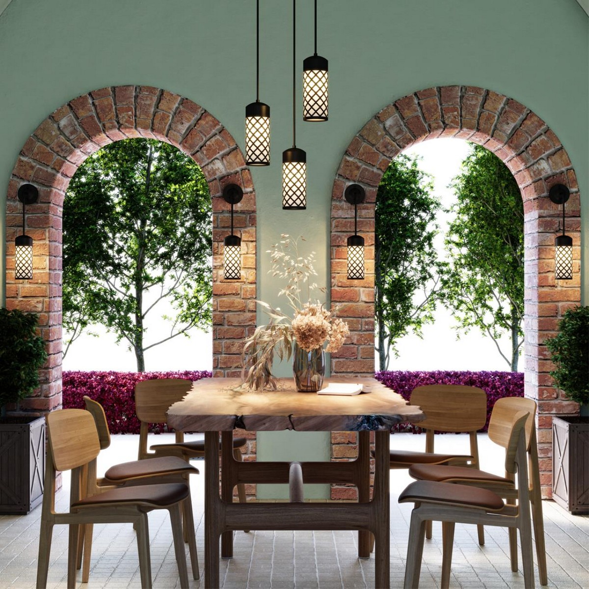 Уличные настенные светильники Ландшафтный настенный светильник ODEON LIGHT 4834/1W DUNES 