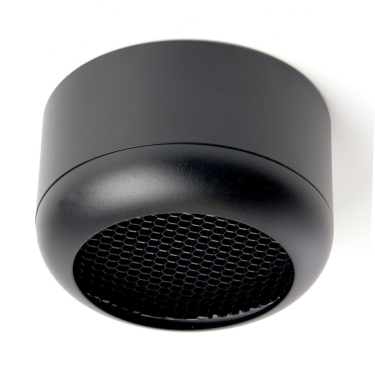 Светильники споты светодиодные Светильник спот потолочный Feron HL364 Barrel ECHO 12W GX53 чёрный с антибликовой сеточкой 48398 