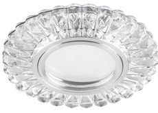 Светильники встраиваемые распродажа Светильник встраиваемый Feron CD901 со светодиодной подсветкой белый MR16 G5.3 28844