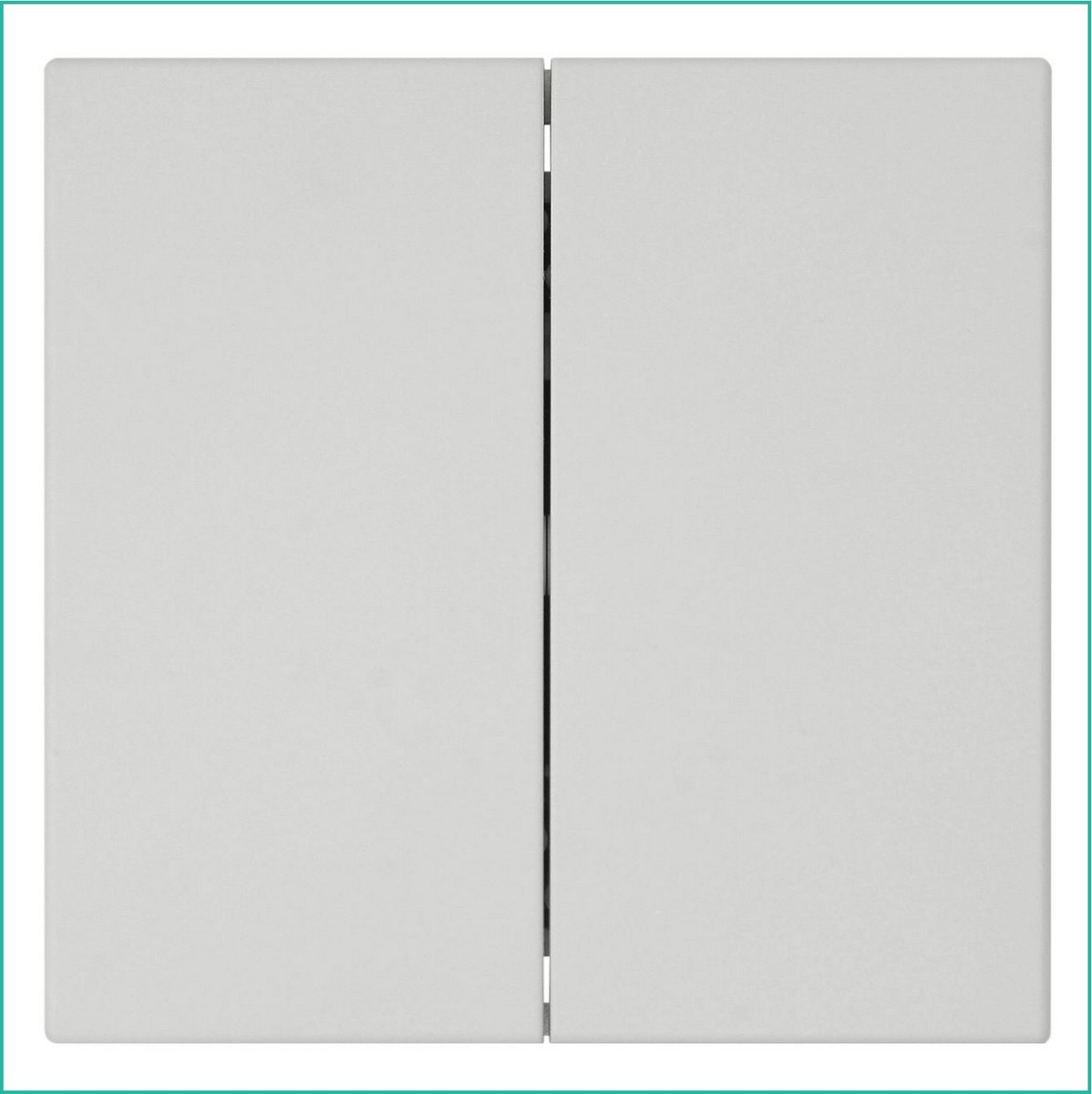 JASMART FD - розетки и выключатели Выключатель двухклавишный JASMART FD проходной матовый Тауп (soft touch) 3022PTM