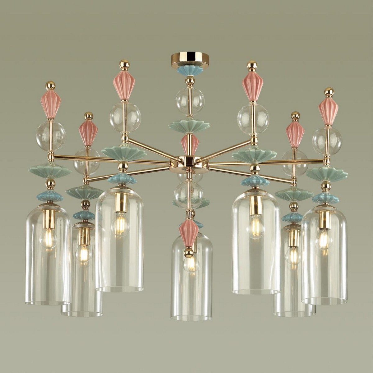 Люстры Люстра потолочная ODEON LIGHT 4855/7C BIZET 