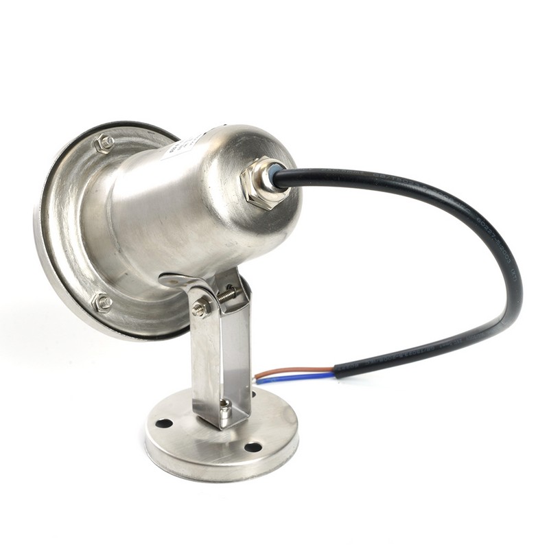 Светодиодные ландшафтные светильники Светодиодный прожектор подводный Feron LL-822 3W AC24V 6400K металлик IP68 48455 