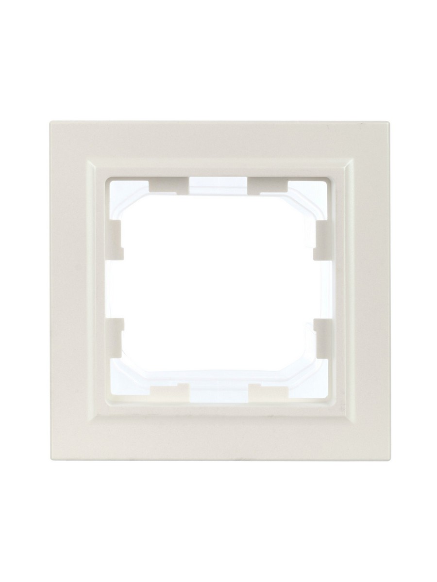 IEK Brite Рамки Рамка IEK BRITE 1-местная IP44 РУ-1-БрЖ-44 жемчуг BR-M12-44-K36