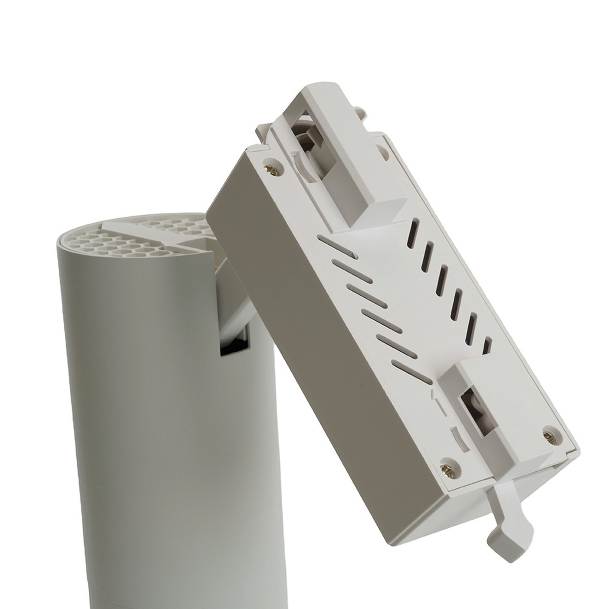 Трековые светодиодные светильники Светодиодный светильник Feron AL137 трековый 20W 4000K белый изменяемый угол освещения 15-60 град 51175 