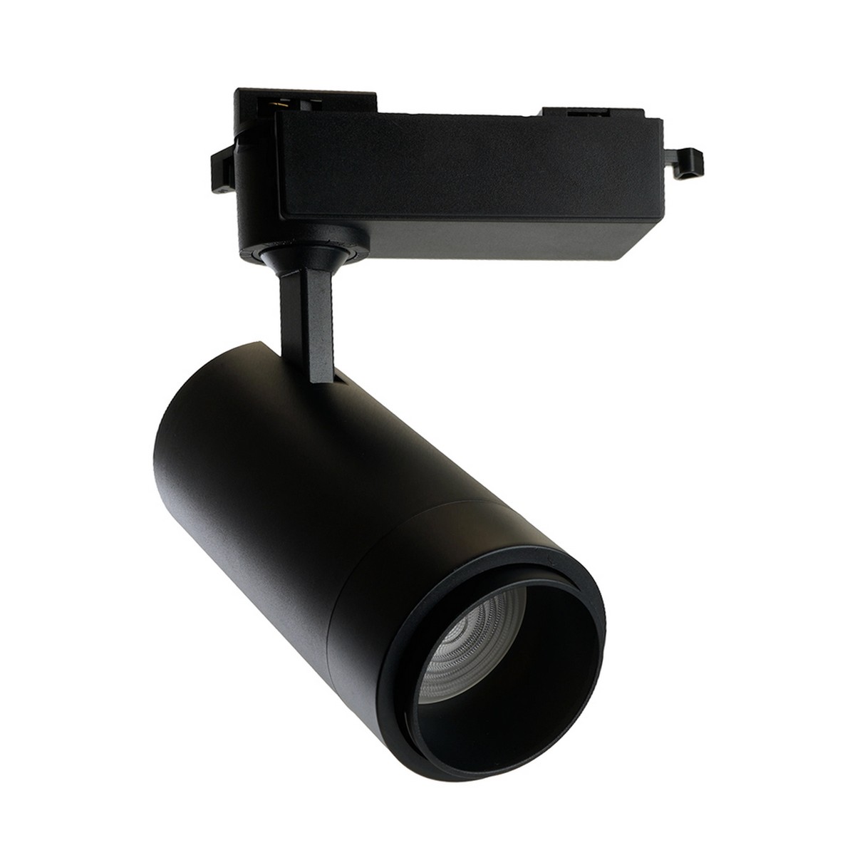 Трековые светодиодные светильники Светодиодный светильник Feron AL137 трековый 20W 4000K черный изменяемый угол освещения 15-60 град 51176 