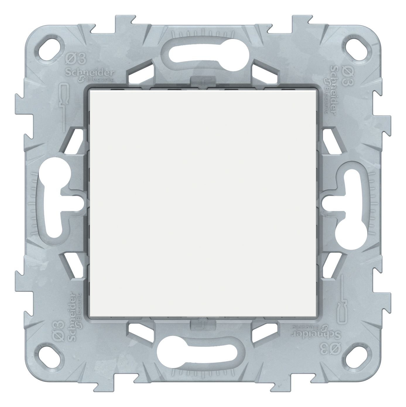 Розетки и выключатели Unica NEW белый Заглушка Unica New Белый 45х45 NU586618