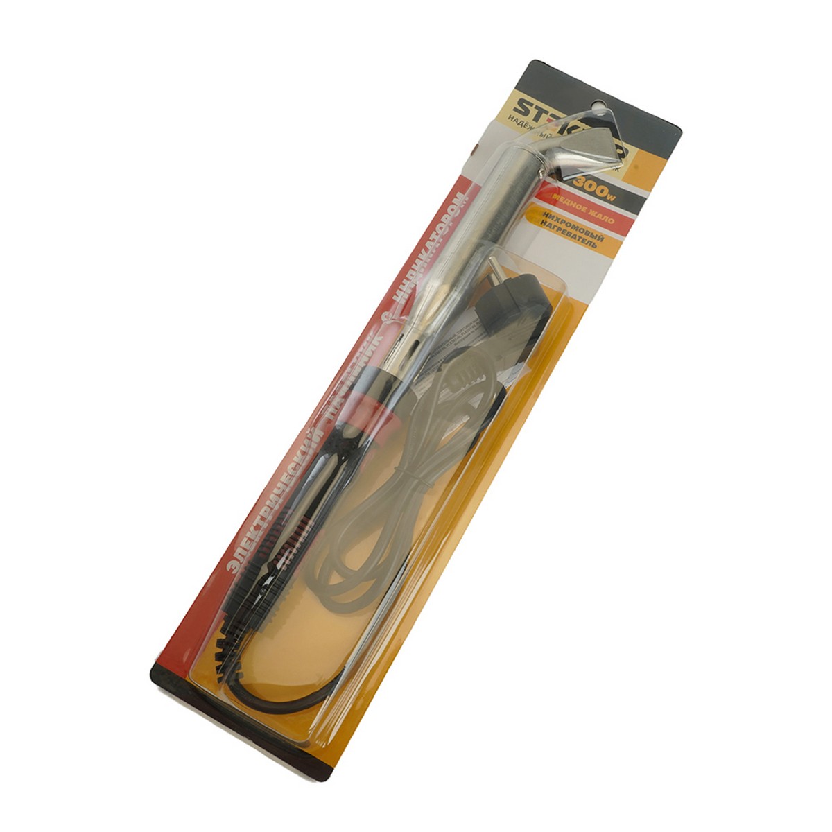 Паяльник с индикатором 300W STEKKER PLE301-300 49814 фото