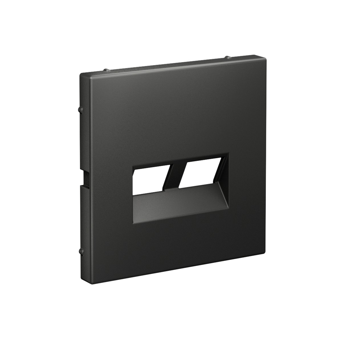 ArtGallery Базальт Накладка Systeme Electric ArtGallery Базальт двойная Keystone