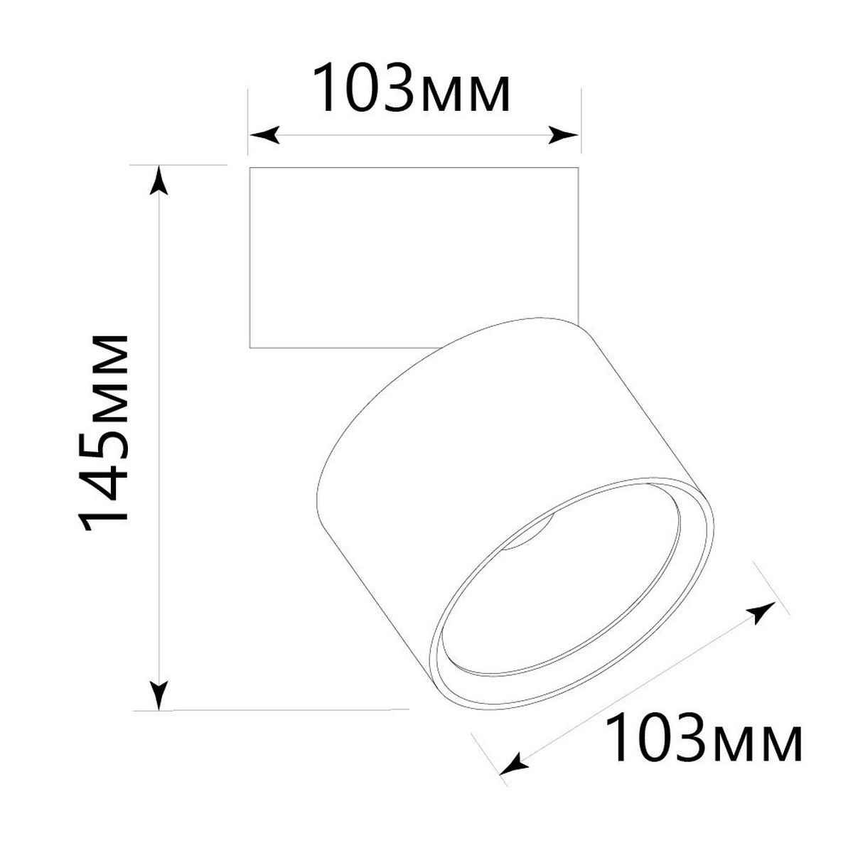 Светильники споты светодиодные Светильник спот Feron AL520 25W 4000K черный 32464 