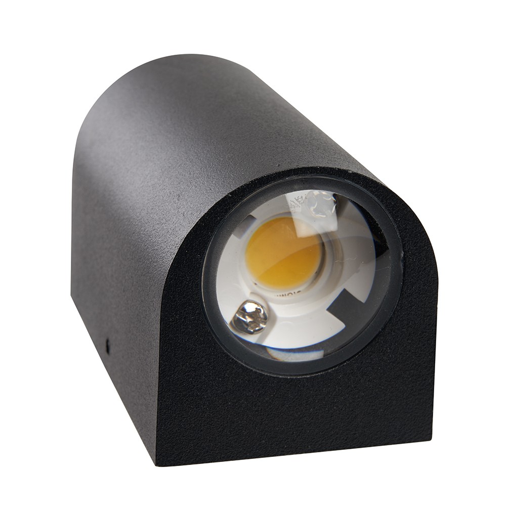 Уличные настенные светильники Светильник уличный светодиодный Feron DH053 2*5W 800Lm 4000K черный 48476 