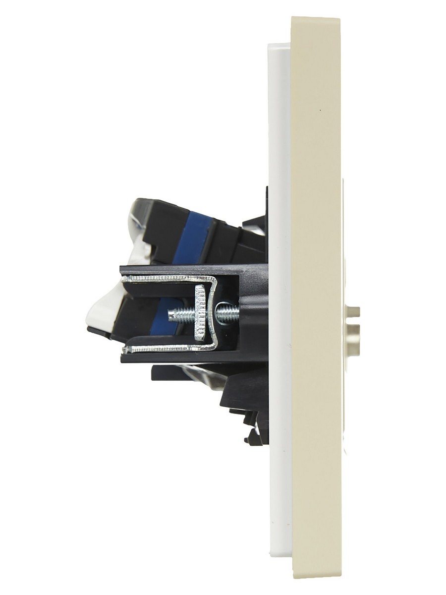 IEK FORTE&PIANO Ваниль Розетка IEK FORTE&PIANO Ваниль двойная TV+RJ45 кат.6 FP437