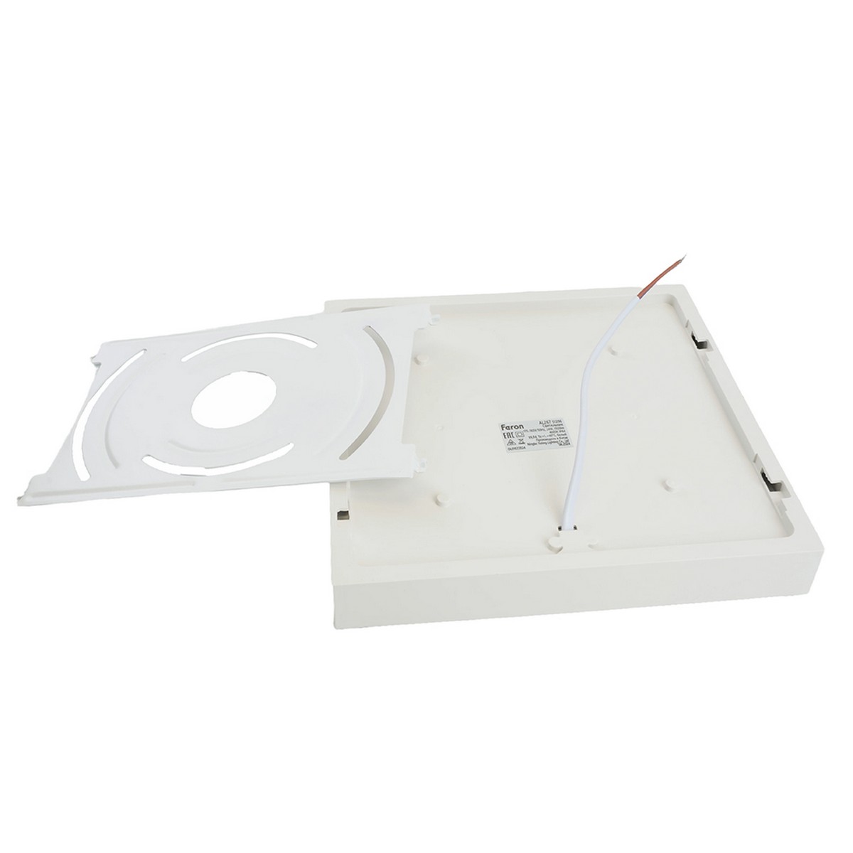 Накладные светодиодные светильники Светодиодный светильник Feron AL267 накладной 24W 4000K белый 51296 