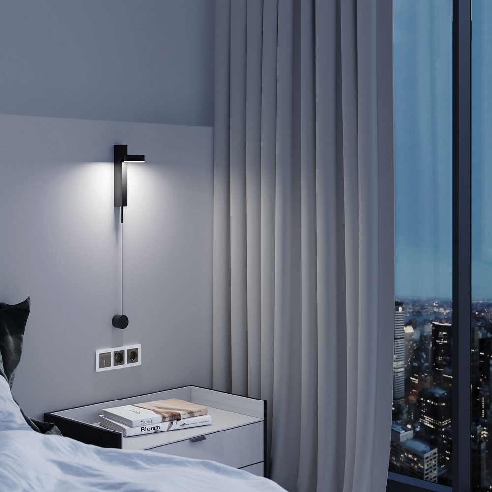 Werkel Графит акрил Выключатель Werkel одноклавишный с подсветкой (графит акрил) W11101440